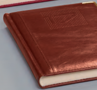 Ежедневник с обложкой из натуральной кожи